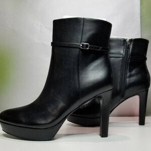 Nine West Brand New Women's High Heel Ankle Boots Size 11 Black NWT